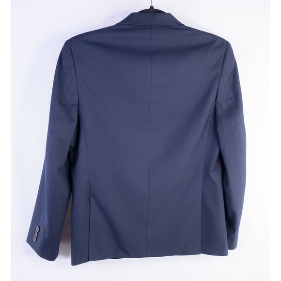 LRL Ralph Lauren Boys 12R Suit Blue Solid Two Button Double Vented - Picture 8 of 16